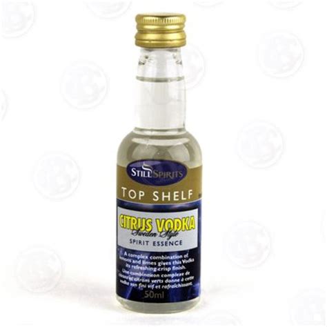 Top Shelf Citrus Vodka - $5.95 - Quirky Homebrew Supply