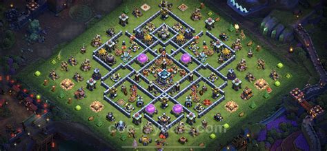 Best Anti 3 Stars Base TH13 with Link, Hybrid 2022 - Town Hall Level 13 ...