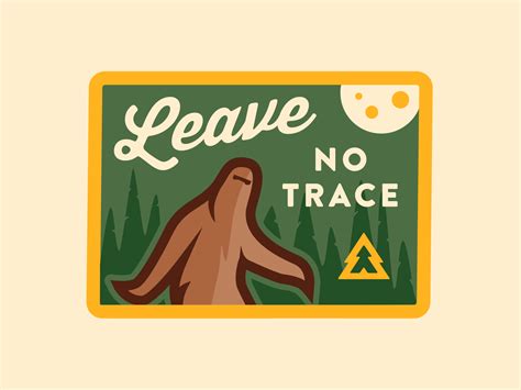 Leave No Trace Patch by Dan Cederholm on Dribbble