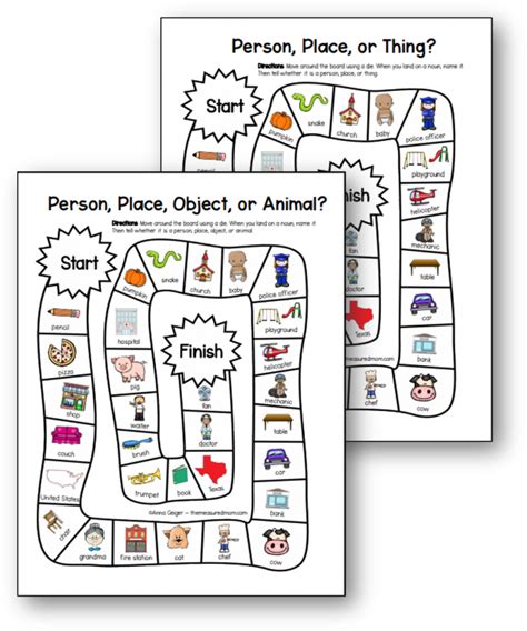 Noun game | Noun games, Nouns activities, Teaching nouns