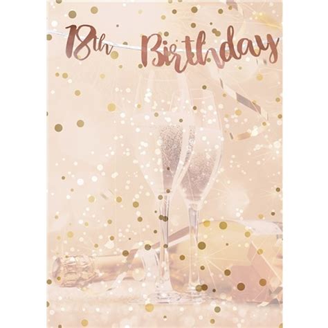 18th Birthday Rose Gold Letter Banner - Party Time, Inc.