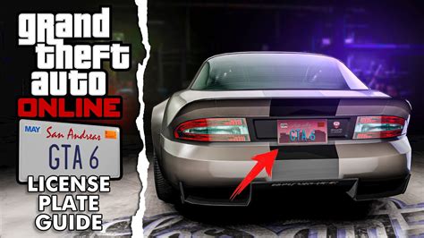 GTA Online NEW Feature: License Plate Creator (HOW TO CREATE CUSTOM ...