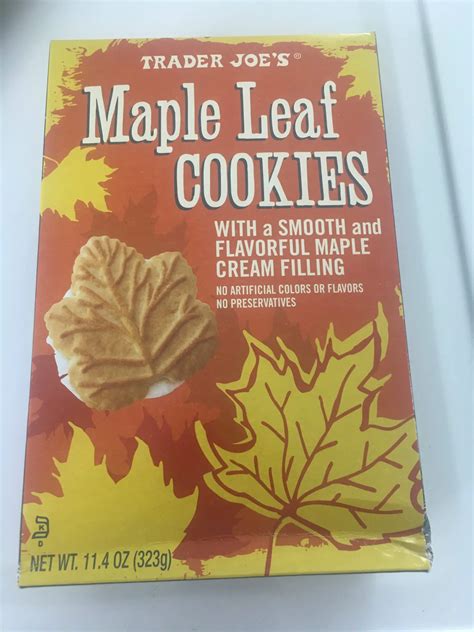 Trader Joe's Maple Cookies, Maple Leaf Cream Filling - Trader Joe's Reviews