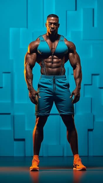 Premium AI Image | bodybuilder HD 8K wallpaper Stock Photographic Image