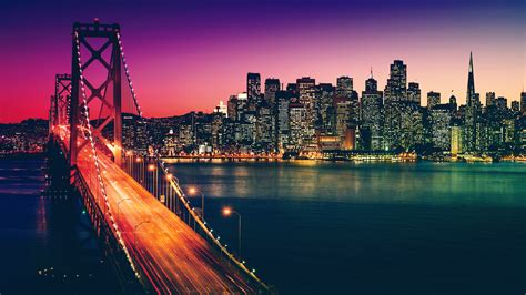 Artistic Sunset San Francisco Cityscape Wallpaper, HD Artist 4K ...