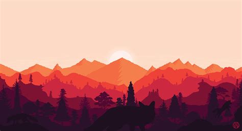 Vector Landscape Wallpapers - Wallpaper Cave