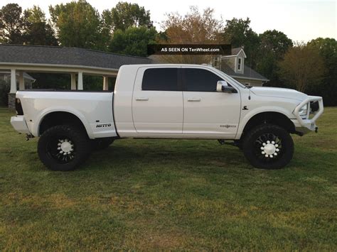 2010 Dodge Ram 3500 Mega Cab Diesel 4x4 Custom 24 " Wheels 6 " Long Arm ...