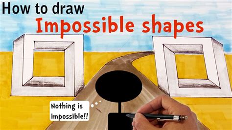 How To Draw Optical Illusions In Perspective - YouTube