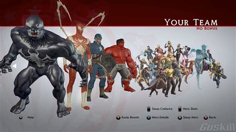 All Characters and Costumes - Marvel: Ultimate Alliance 2 - YouTube