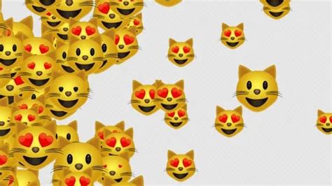 Cat Animated Emoji Pack with Transitions... | Stock Video | Pond5