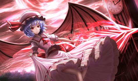 Anime Touhou Remilia Scarlet Wallpaper | Anime, Wallpaper, Scarlet