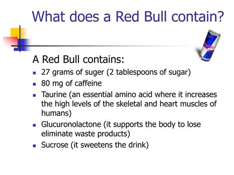 PPT - Red Bull Before and After : The Effects of the Drink PowerPoint ...