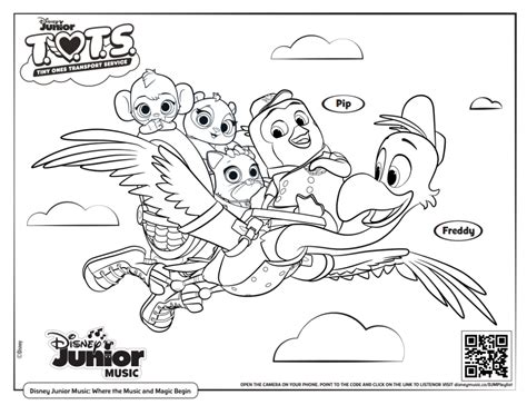 Disney Junior Coloring Pages