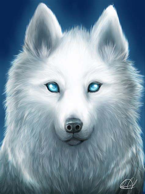 White spirit wolf by Kyo-chan12 on DeviantArt