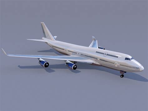 Boeing 747 3d Model