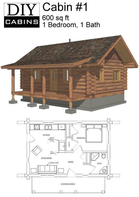 diy cabins - Google Search | Diy cabin, Tiny house cabin, Log cabin plans