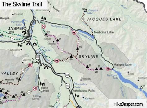 Hike Jasper - Maps