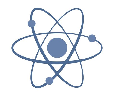 Atom icon. Quantum physics symbol. Vector flat illustration 21614116 ...