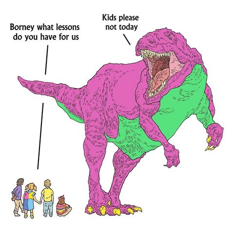 Barney Dinosaur Meme