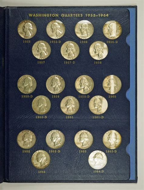 Washington Quarters, Complete Set 1932-1964 Correctly : Lot 260