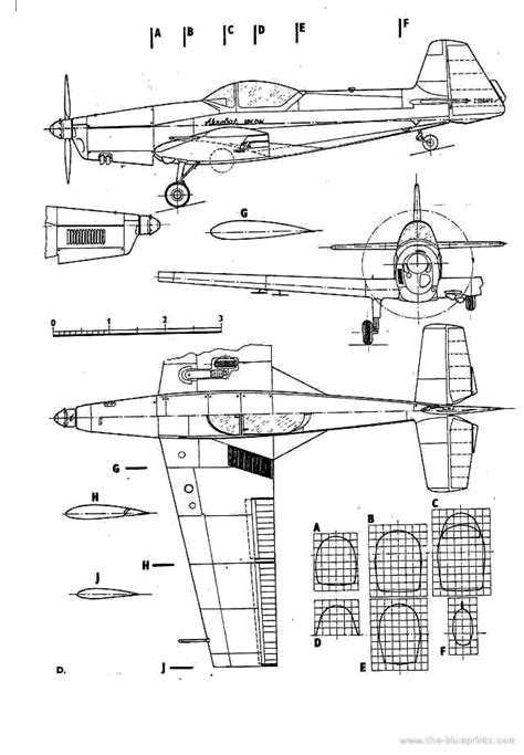 Aircraft Zlin Z-526AFS Akrobat - drawings, dimensions, figures ...