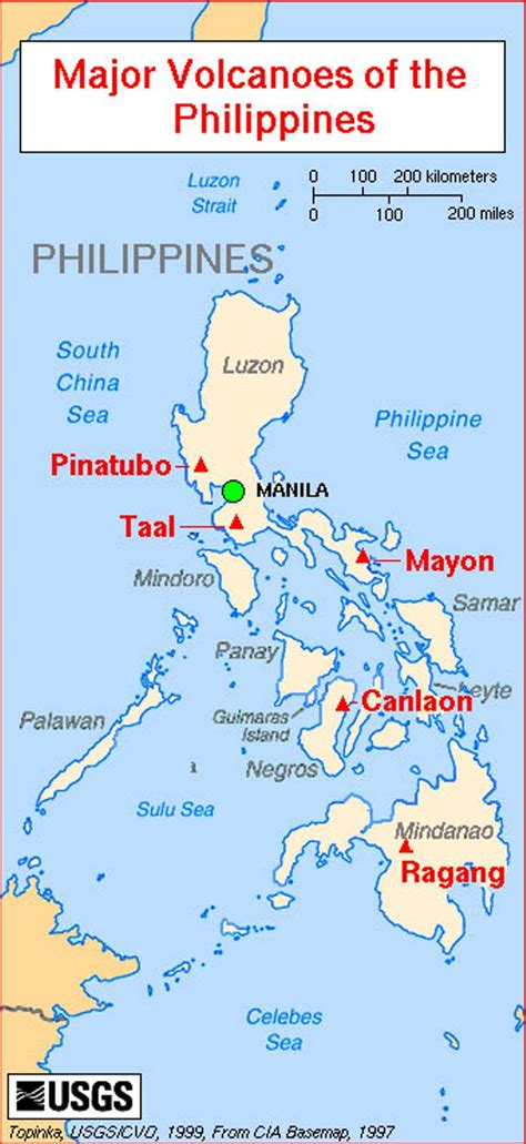 Taal Volcano World Map