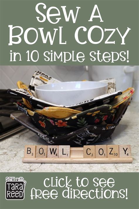 Free pattern how to make a bowl cozy – Artofit