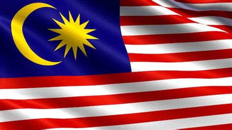 Premium Photo | Malaysia flag, with waving fabric texture