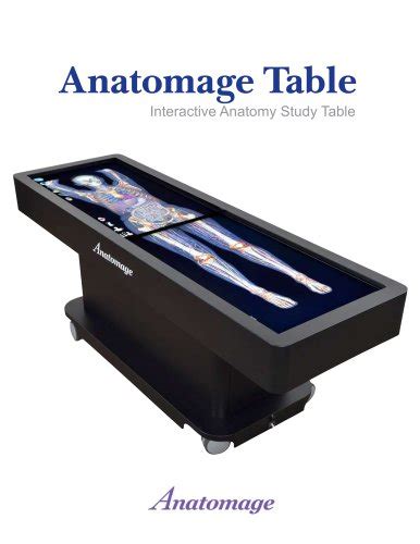 Anatomage Table Interactive anatomy tudy table - Anatomage - PDF ...