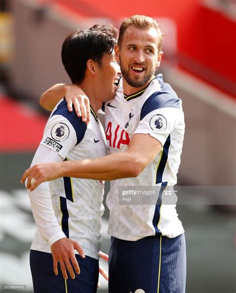 Hotspur HQ — Son Heung-min and Harry Kane celebrating our fifth ...