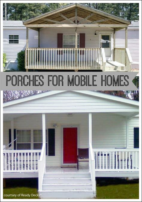 Back Porch Single Wide Mobile Home Porch Ideas : Front porch on mobile ...