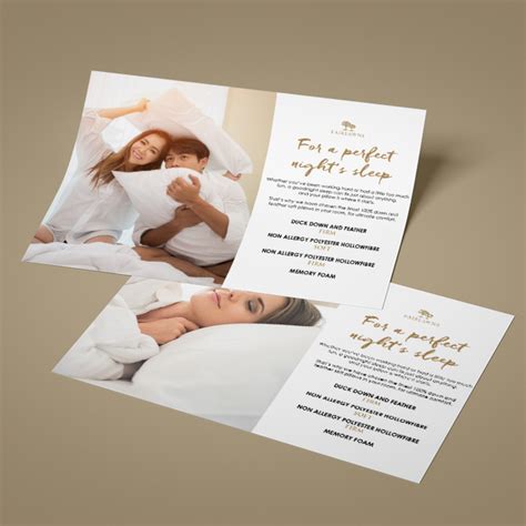 Pillow Menus - Aspenprint.com