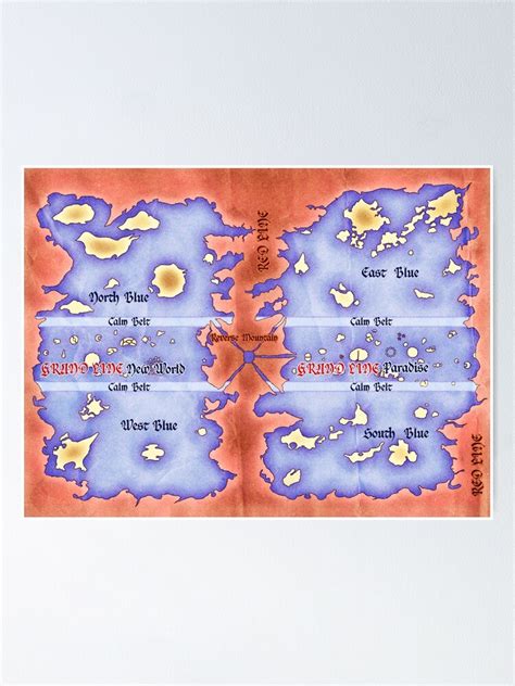 "Grand Line" Poster for Sale by Retro-Freak | Redbubble