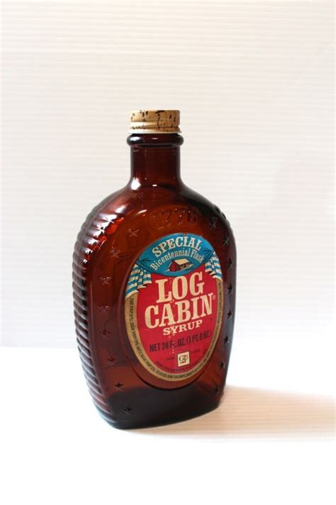 LOG CABIN SYRUP Bottle Vintage syrup bottle vintage kitchen