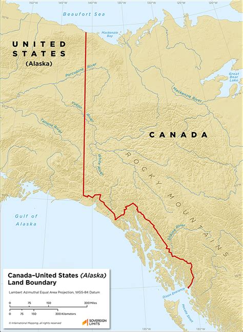 Canada–United States (Alaska) Land Boundary | Sovereign Limits