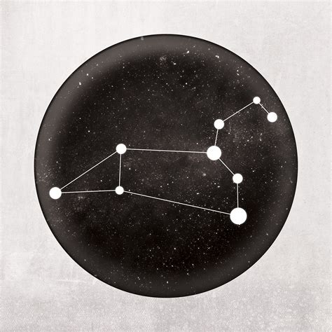 Leo Constellation Art Print - Zodiac Constellations - Touch of Modern