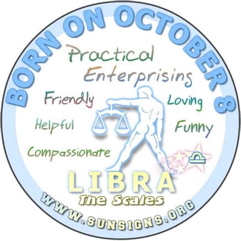 October 8 Zodiac Horoscope Birthday Personality - SunSigns.Org