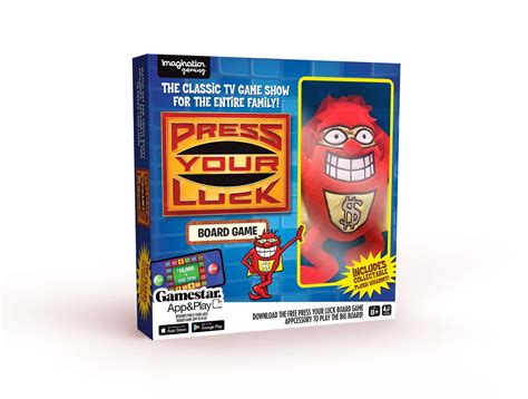 Buy Press Your Luck Card Game with Whammy Plush Toy, Bring The Classic ...