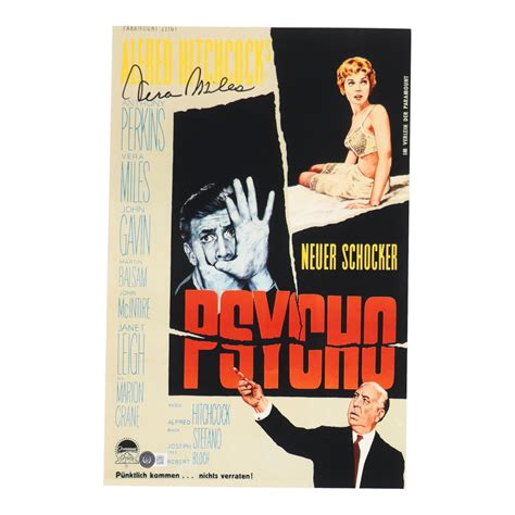 Vera Miles Signed "Psycho" 11x17 Photo (Beckett) | Pristine Auction