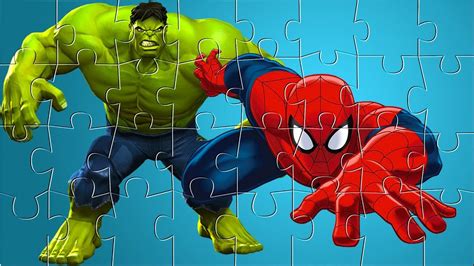 Spiderman Puzzle Games for Kids and Learn Shapes - YouTube