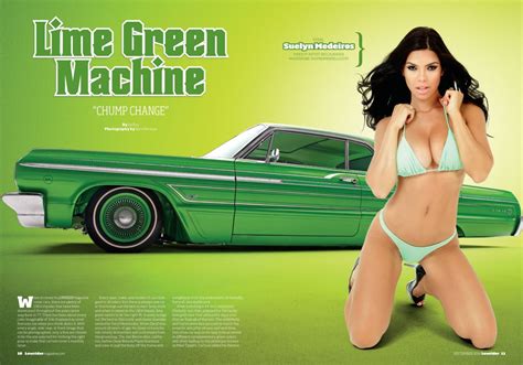 Suelyn Medeiros - Lowrider Magazine - September 2014 Issue • CelebMafia