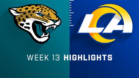 Jacksonville Jaguars vs. Los Angeles Rams highlights | Week 13