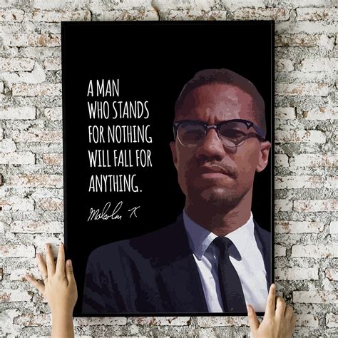 Home & Kitchen Unframed 12x24 Poster Culturenik TTL219 Malcolm X Quotes ...