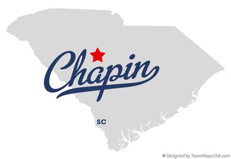 Map of Chapin, SC, South Carolina