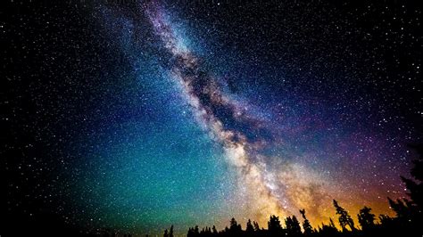 Beautiful Night Sky and Stars Photography Wallpaper Download 1920x1080