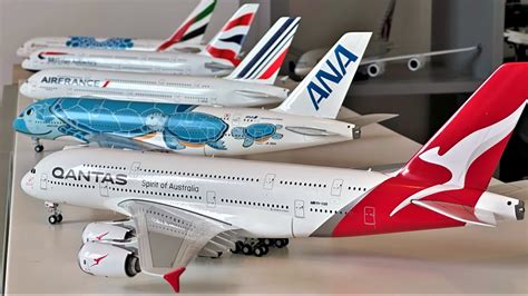 Qantas Airbus A380, 1:200 Diecast model Unboxing / Gemini Jets - YouTube