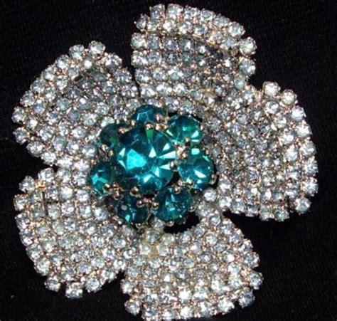 Weiss Brooch 50s Jewelry, Vintage Rhinestone Jewelry, Vintage Costume ...