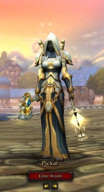 Finally finished my holy priest transmog set : Transmogrification