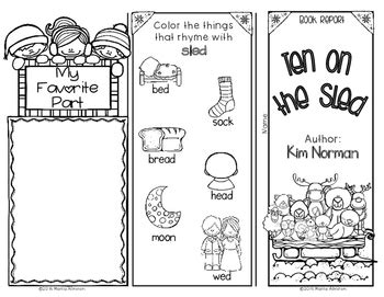 Unit Based on the Book TEN ON THE SLED by Kim Norman | TpT