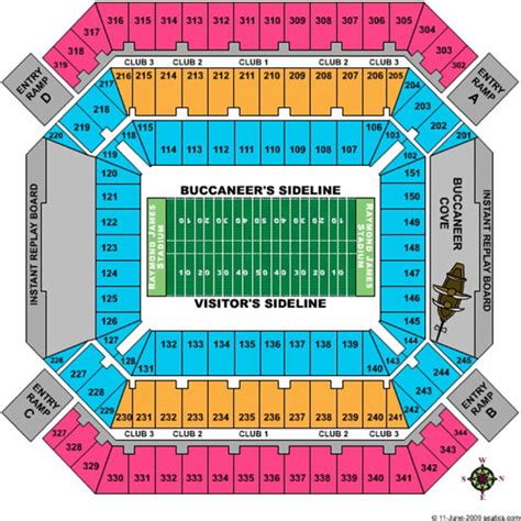 Raymond James Stadium Seating Chart | Raymond James Stadium Event Tickets